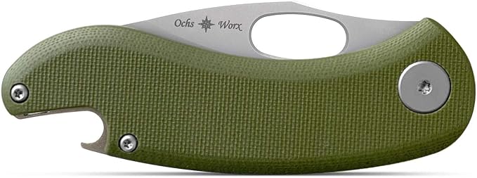 Drop + Eric Ochs Otter Titanium Liner Lock EDC Folding Pocket Knife with Integrated Bottle Opener
