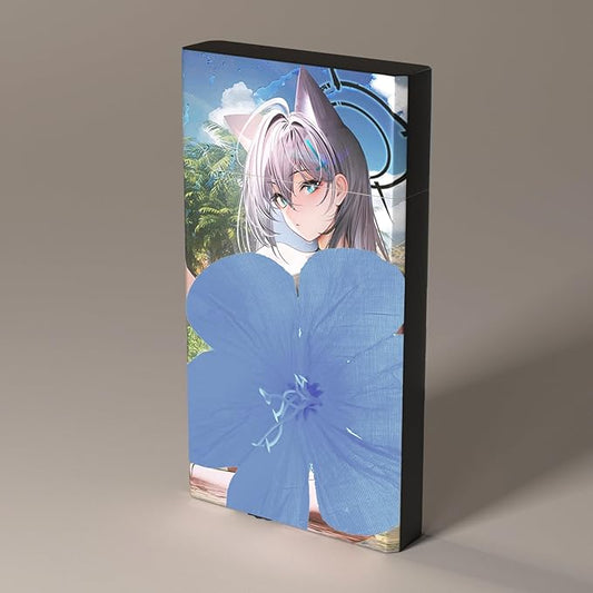 Anime Girl Windproof Flame Adjustable Lighter,Cool,Jet Torch Flame Lighters,Butane Refillable Torch,BBQ Candles Camping (No Butane Fuel)
