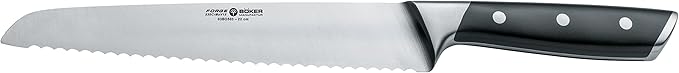 Boker 03B0503 Forge Bread Knife with 8 5/8 in. Blade, Black