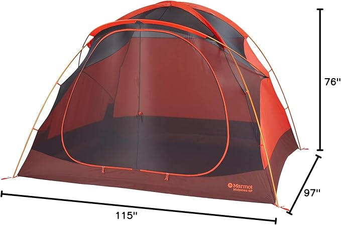 MARMOT Midpines 4P/6P Camping Tents & Footprints