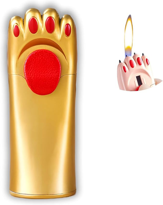 Cute Cartoon Animal Lighter Butane Refill, Pretty Aesthetic, Unique for Women Candles Gifts Camping BBQ (No Butane Fule) (16#)