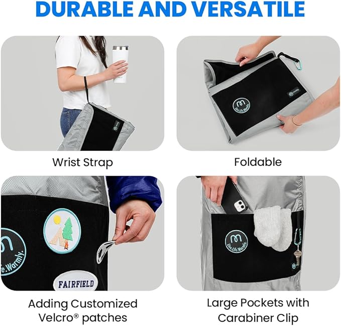 Mozy Wearable & Weatherproof Outdoor Blanket – Lower-Body Thermal Wrap for Superior Warmth