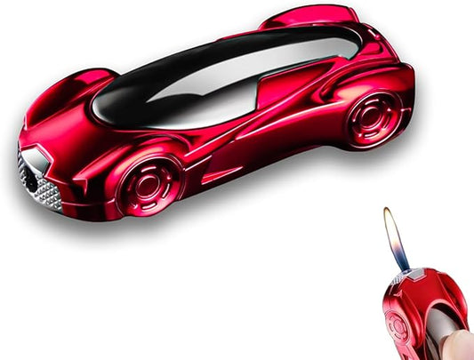 Funny Mini Car Lighter, Refillable Torch Lighter, Unique Gifts for Men Candle Lighter Camping Hiking Accessories Gear(No Butane Fuel) (#10)