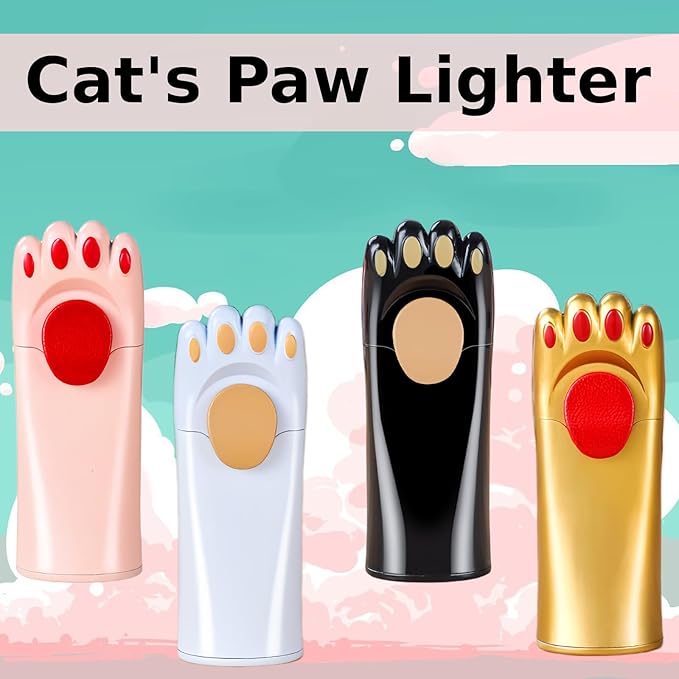 Cute Cartoon Animal Lighter Butane Refill, Pretty Aesthetic, Unique for Women Candles Gifts Camping BBQ (No Butane Fule) (15#)