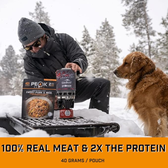 Peak Refuel Expedition Pack | Freeze Dried Backpacking and Camping Food | Amazing Taste | High Protein | Real Meat | Quick Prep Meals (10-Pack)