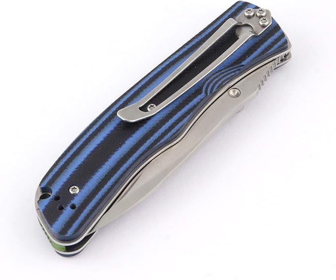Sanrenmu 9055MUC EDC Frame Lock 8CR13MOV G10 Folding Pocket Knife
