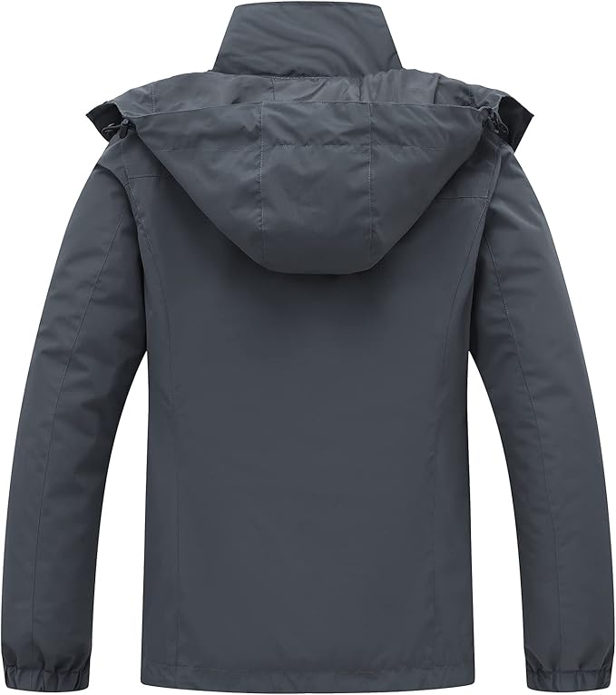 Women's 3 in 1 Ski Jacket Mountain Waterproof Windproof Winter Snow Coat Hike Snowboarding Jackets Hooded Warm Raincoat