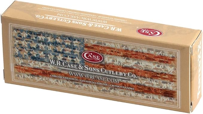 Case XX WR Pocket Knife Madium Stockman With Synthetic Handle, Carbon Steel CV Blades, Length Closed: 3 5/8 Inches (Yellow Synthetic)