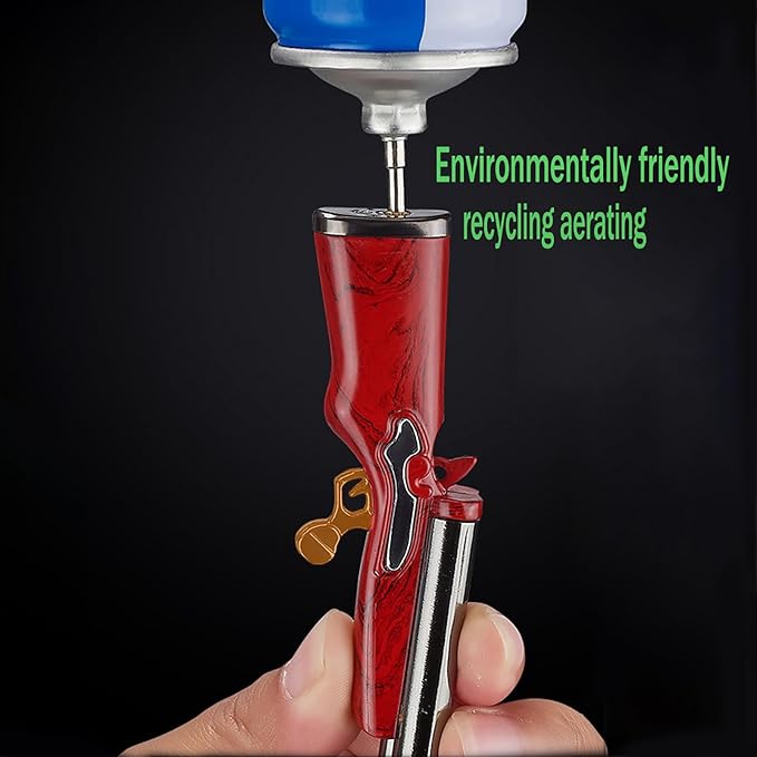 Cool Creative Design Butane Torch Lighter Refillable Unique Lighters for Men Fireplace Candle Camping BBQ (Without Gas) (01)