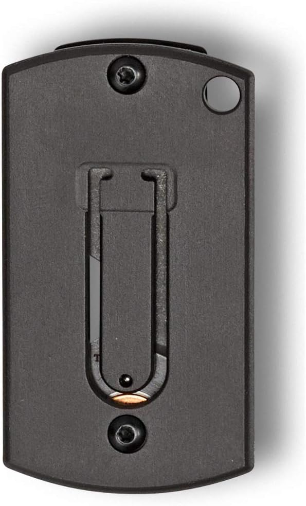 Spyderco Dog Tag Gen 4 Non-Locking Knife with 1.18" CTS BD1 Steel Blade and Durable Black Aluminum Handle - PlainEdge - C188ALP