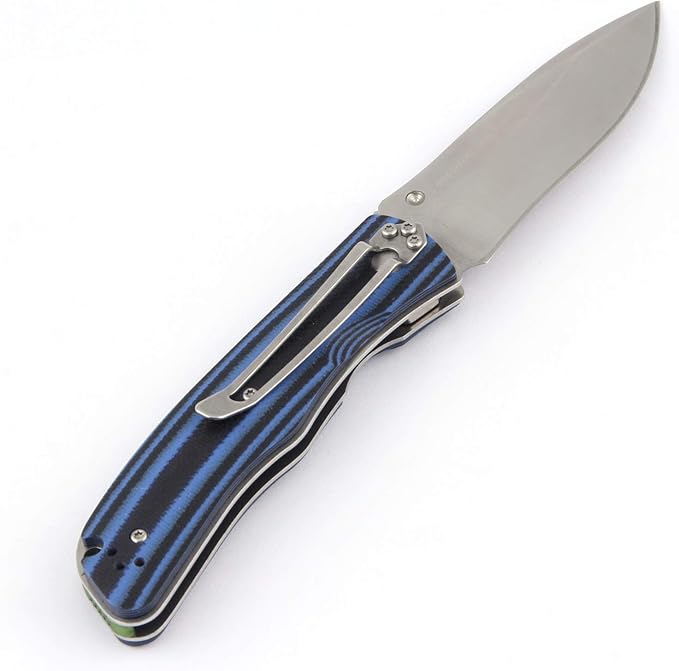 Sanrenmu 9055MUC EDC Frame Lock 8CR13MOV G10 Folding Pocket Knife