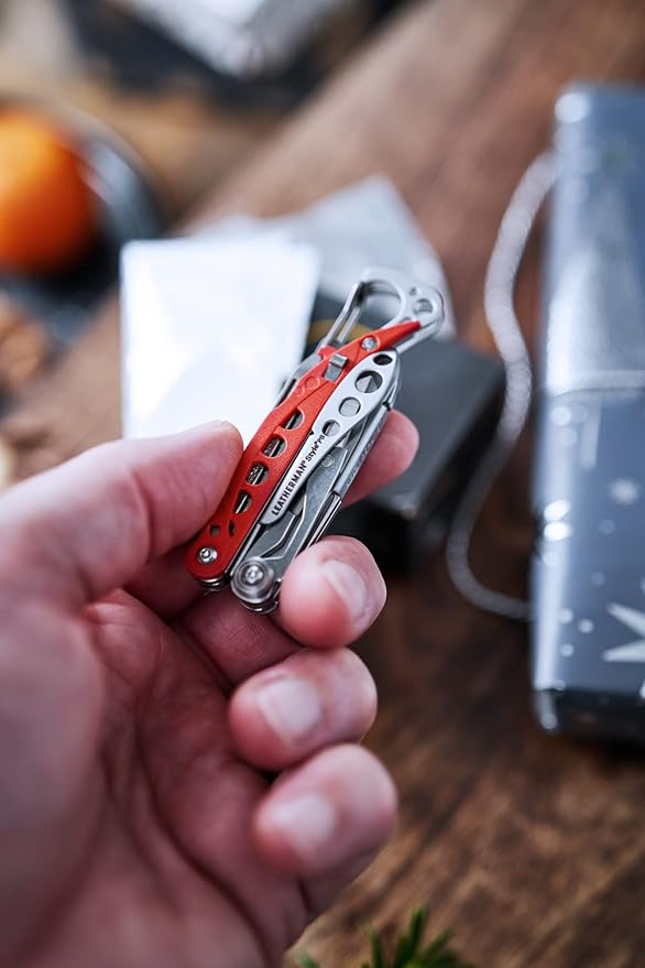 LEATHERMAN, Style PS Keychain Multitool with Spring-Action Scissors and Grooming Tools, Built in the USA, Black