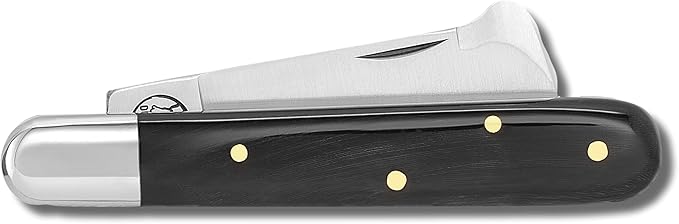 Due Buoi GRAFTING KNIFE 203C LEFTY BUFFALO HORN HANDLE. (PROFESSIONAL KNIFE NOT AN EDC POCKET KNIFE)