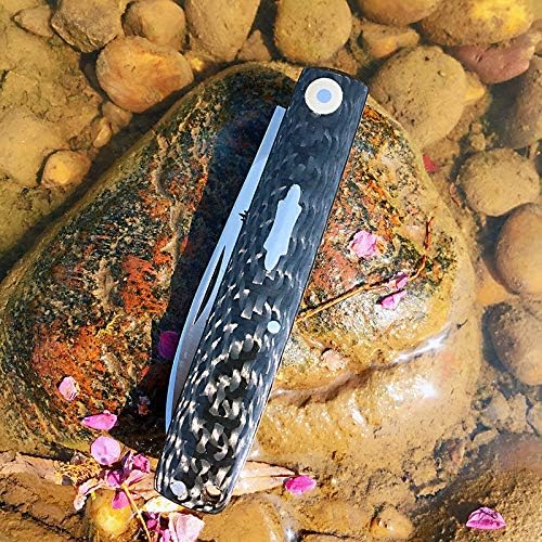 Watchman Brother 1511 VG10 Blade Knife Carbon Fiber Grips Slip Joint Pocket Knife …