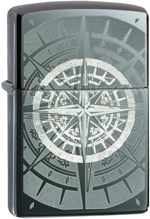 Zippo Compass Black Ice Pocket Lighter