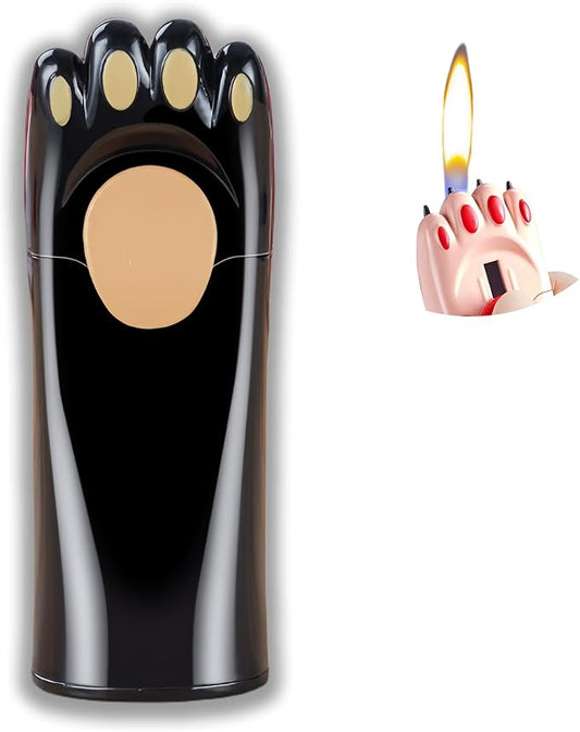 Cute Cartoon Animal Lighter Butane Refill, Pretty Aesthetic, Unique for Women Candles Gifts Camping BBQ (No Butane Fule) (17#)
