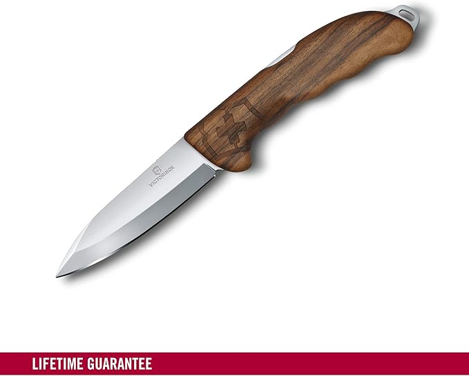 Victorinox 0.9411.63 Hunter Pro Wood 2-Hand Open with Pouch The Go-to Tool for Dressing Game on Your Hunting Expeditions in Wood 5.4 inches