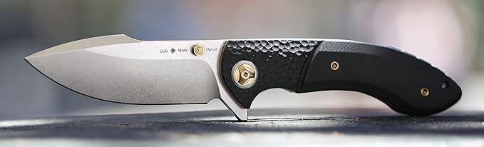 Drop + Eric Ochs Orca Titanium Liner Lock Folding Pocket Knife, EDC, Collector's Knife