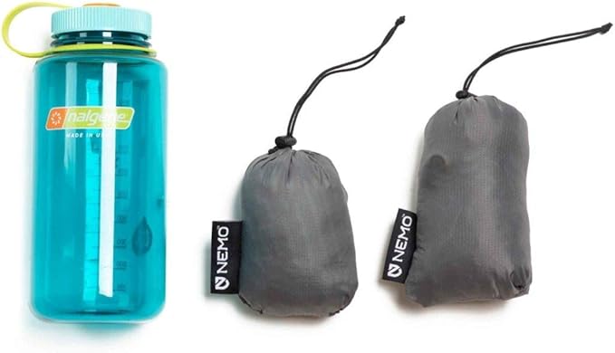 NEMO Fillo Elite Ultralight Pillow | Inflatable Backpacking Pillow for Travel, Backpacking, and Camping, Midnight Gray