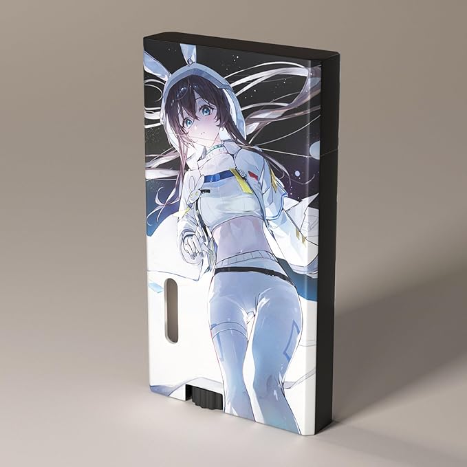 Anime Girl Windproof Butane Jet Torch Lighter,Funny Cool Lighters,Adjustable Jet Flame Torch,Refillable,Grill BBQ Candle Camping(Without Gas)