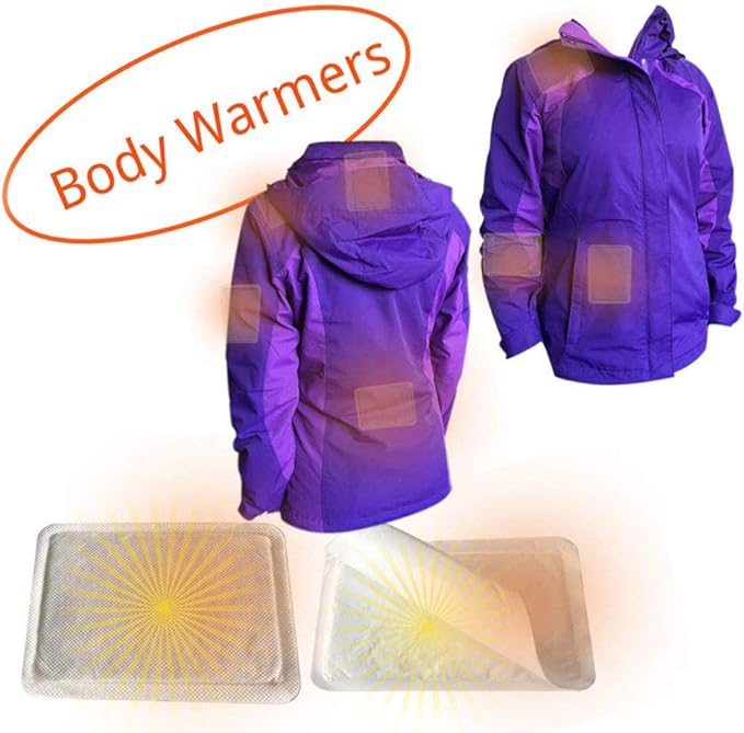 World-BIO Body Warmers for Cold Weather, Heat Warmer Patch Disposable with Adhesive Backing Gives Hours Warm - 5/10/12/17/20/32/40 Packs, Foot Warmer & Hand Warmers Long Lasting Safe Natural Odorless