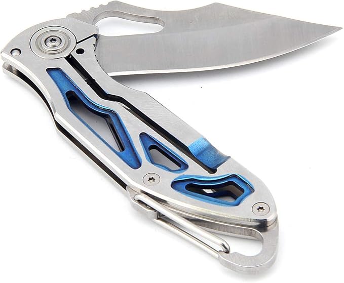 Sanrenmu 7033 Frame Lock Pocket Hunting Folding Knife Stainless Steel Blade Handle