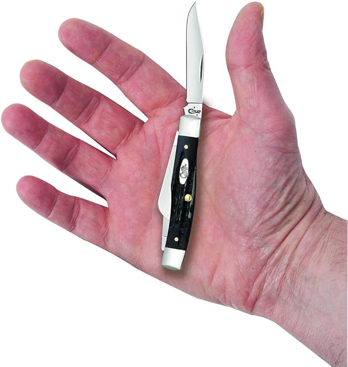 Case WR XX Pocket Knife Jigged Buffalo Horn Medium Stockman Item #65012 - (Bh3032 SS) - Length Closed: 3 5/8 Inches