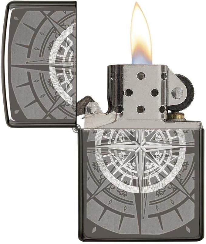 Zippo Compass Black Ice Pocket Lighter