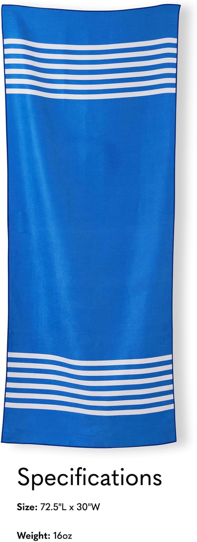 Nomadix Original Towel - Perfect for Beach, Pool, Travel, Camping, Yoga - Made with Recycled Materials - Super Absorbent - Sand Resistant - Cascades Multi - 72.5x30
