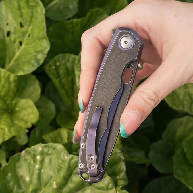 ECLIPSE Folding Pocket Knife, Vox Design, Lightweight Liner Lock