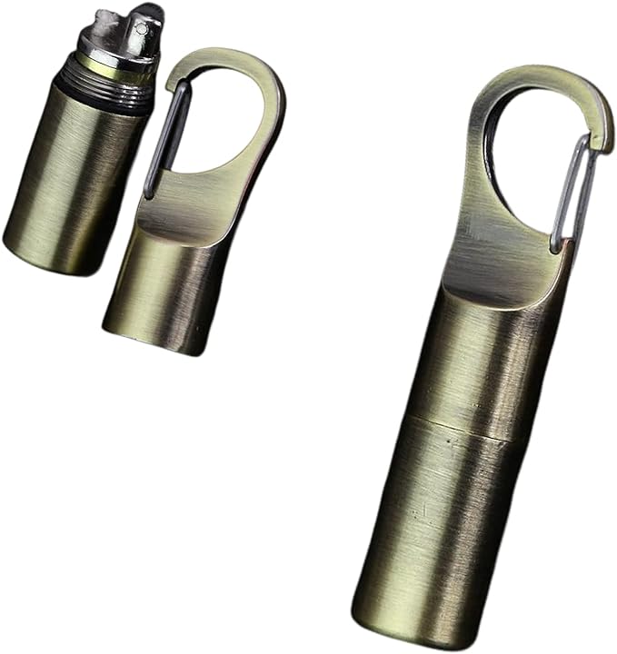 Cool Torch Lighter Refillable Metal Keychain Jet Flame Lighters Vintage Novelty Lighter for Fireplace Candle Camping BBQ (Without Butane Gas/Kerosene) (01)
