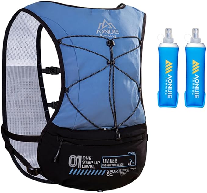 BlueField Running Hydration Backpack Vest for Women and Men 5L Lightweight Trail Runing Hydration Vest Pack Backpack for Running, Cycling, Climb