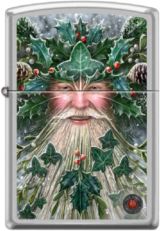 Zippo Lighter- Compass Nautical Windproof Lighter Santa St. Nick Frosty Z5337