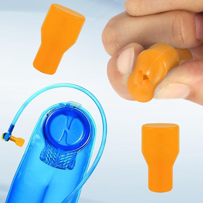 5pcs Bite Valve Replacements for Camelbak, Dust Cover Mouthpiece Hose Connector Replacement Bite Valve Accessories Replacement for Camelbak Hydration Bladder