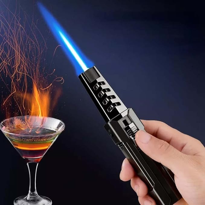 Brite Fire Torch Lighter, Bright Fire Torch Lighter, Solar Beam Torch - The Hottest Torch on Earth, Waterproof and Windproof for Kitchen,Camping Grill,Outdoor, Mens Gifts (Without Gas)