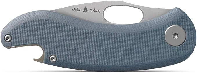 Drop + Eric Ochs Otter Titanium Liner Lock EDC Folding Pocket Knife with Integrated Bottle Opener