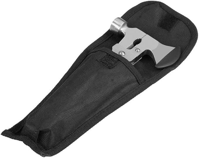 Portable Multipurpose Multitool Camping Hatchet Survival Hammer Wood Inlay Handle Metal Outdoor Gadgets Axe Gift for Men Women