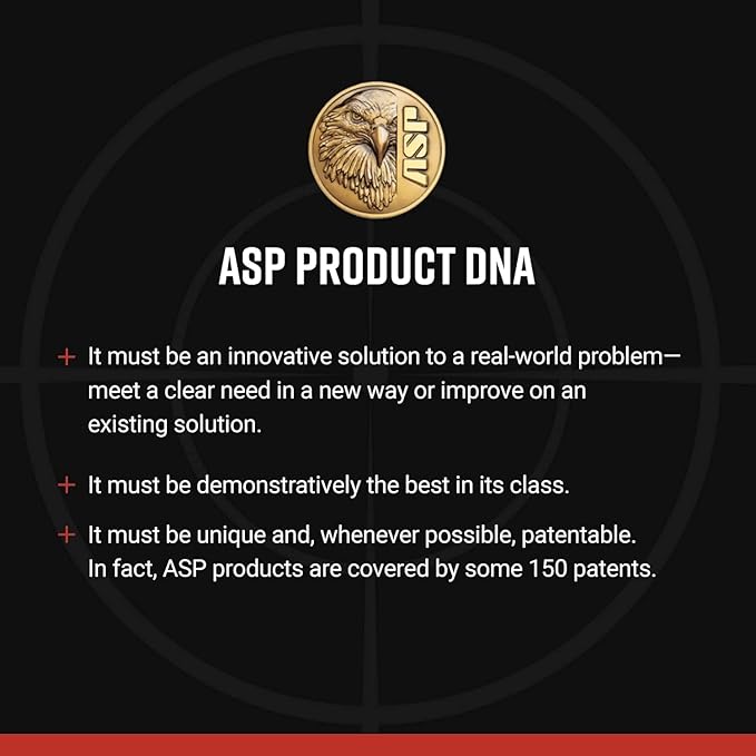 ASP SideBreak Scabbard Baton Holder for ASP F-Series Self-Defense Friction Baton, Holds Expandable Baton for Police, Law Enforcement, Security Guards