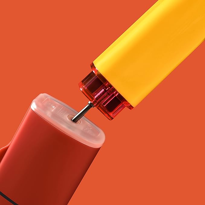 Navpeak Mini Torch Lighter Windproof Jet Flame Butane Refillable Pocket Lighter for Candles, Camping, Fireplaces, Gas Stove, BBQ & Survival Gear, Pack 2, Black Color (Butane not Included)