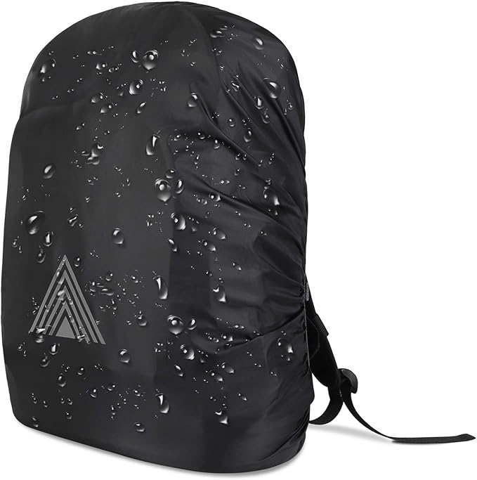 Waterproof Backpack Rain Cover(15-75L),Portable Anti Slip Rain Cover for Backpack,Cross Buckle Straps,Outdoor Anti-tear Backpack Raincover for Camping Hiking Biking Hunting Traveling