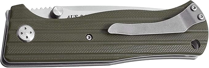 Grand Way Pocket Folding Knife for Men - Military Utility Outdoor Tactical Survival Knifes with Clip - Best Self Defense EDC Flip Knives for Camping Army Work & Hiking Z-7