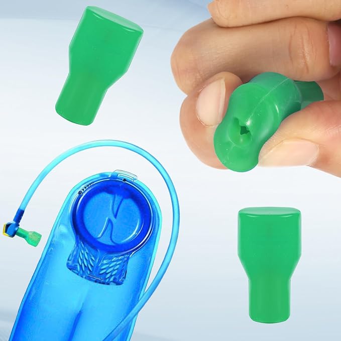 5pcs Bite Valve Replacements for Camelbak, Dust Cover Mouthpiece Hose Connector Replacement Bite Valve Accessories Replacement for Camelbak Hydration Bladder