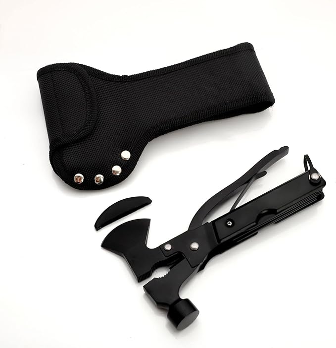 All In One Tool 13-in-1 Multi-tool With Needle Nose Plier, Stripper, Wire Cutter,Bottle Opener,Can Lifter,Trumpet Screwdriver,Cross Screwdriver for Outdoor, Survival, Camping, Hunting and Hiking