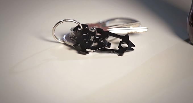 SOG MacV Tool SM1001 - Hardcased Black, 12 Tools in One: Bottle Opener, Screwdrivers