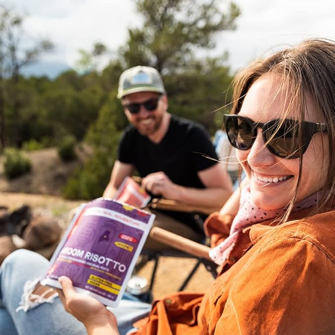 GOOD TO-GO Mushroom Risotto | Camping Food, Backpacking Food | Just Add Water Meals, Backpacking Meals | Dehydrated Meals Taste Better Than Freeze Dried Meals