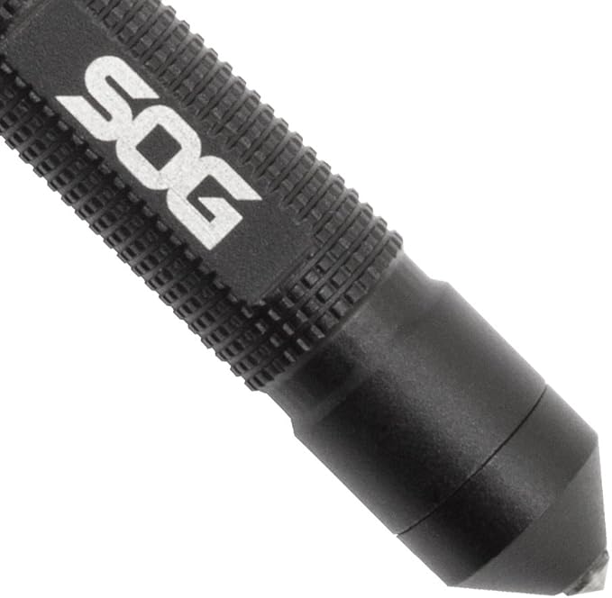 SOG PowerPint Mini 18-Tool Pocket Multitool Pliers Set & Flint Survival Defense Tool Safety Whistle Fire Starter