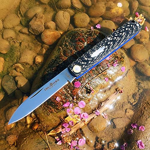 Watchman Brother 1511 VG10 Blade Knife Carbon Fiber Grips Slip Joint Pocket Knife …