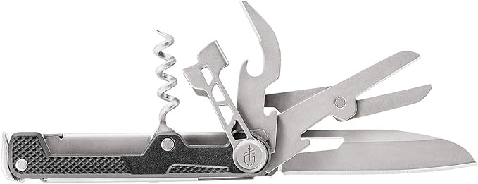 Gerber Gear Armbar Cork, Pocket Knife Multi-Tool with Cork Screw, Onyx