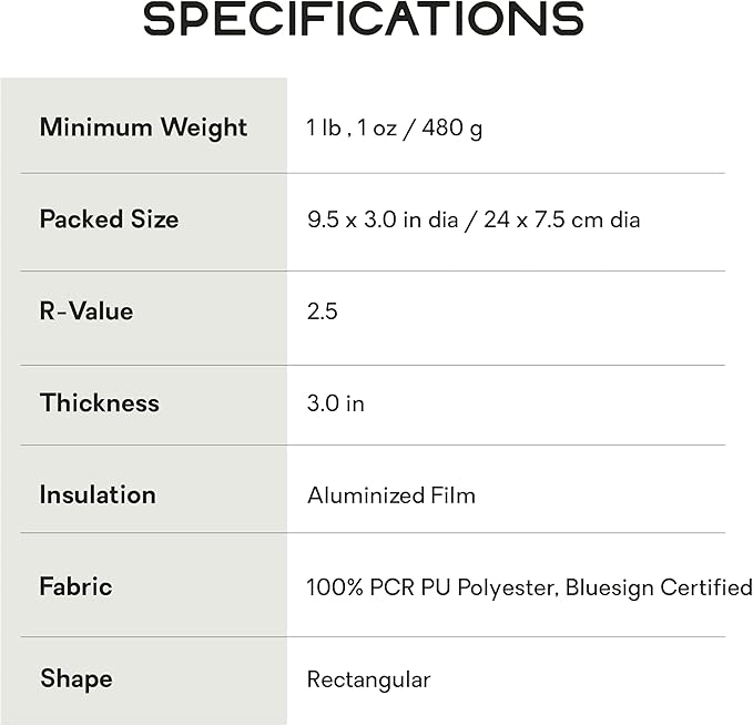 NEMO Tensor Ultralight Sleeping Pad (2022) | Camping Sleeping Pad with Quiet Support, Regular Wide