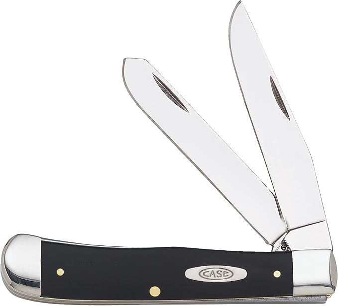 Case WR XX Pocket Knfie Synthetic Handle with Chrome Vanadium Blades Trapper 4 1/8 inches Closed